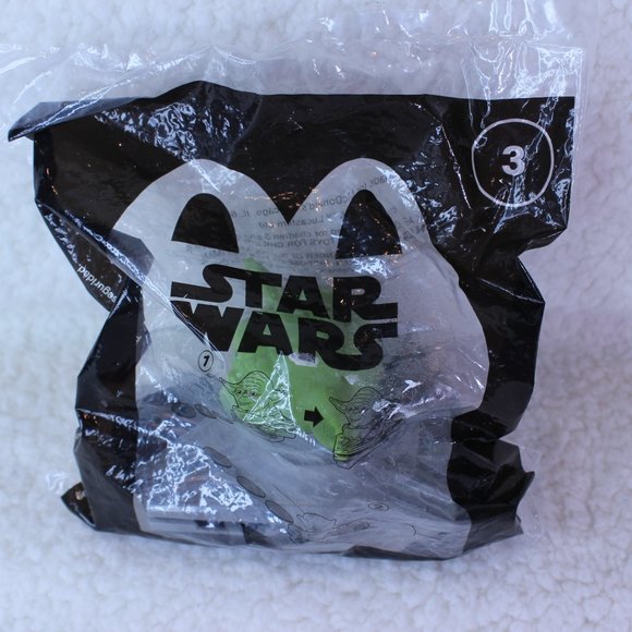 DISNEY STAR WARS #3 YODA JEDI‎ DISC LAUNCHER McDonald's Happy Meal Toy - NIP - Picture 3 of 5